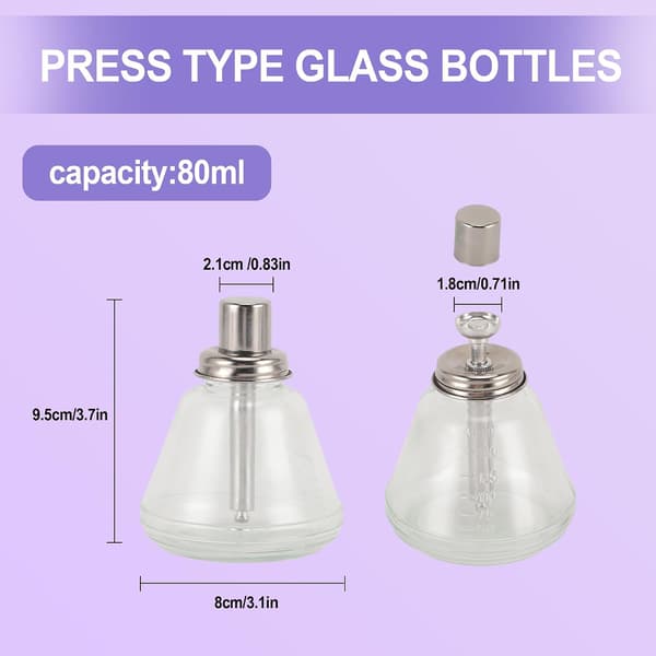 180 ml nagellacksuppressor pumpflaska, läckagesäkra pumpflaskor, nagellacksflaskor, press-typ vattendispenser, kosmetiska behållare
