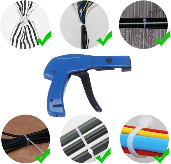 Multifunksjonell nylon karbonstål stripskutter for kabelstrips 2,4-4,8 mm