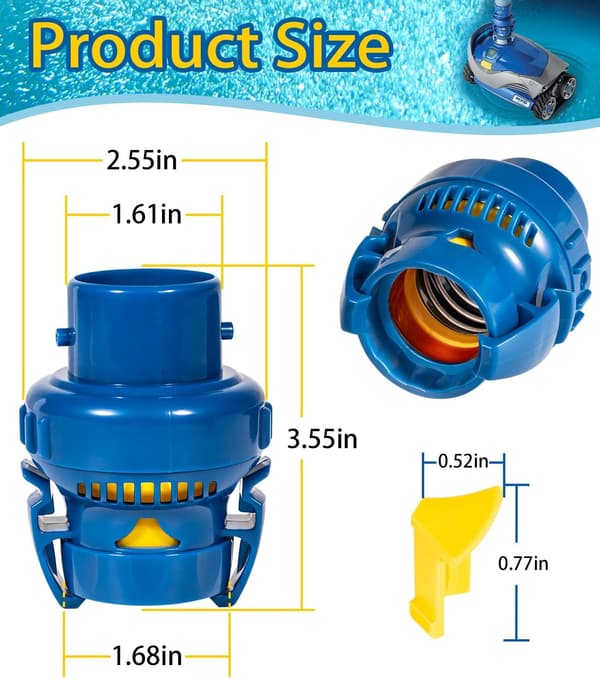 FRV100 Flow Regulator Udskiftningsventil egnet til Zodiac MX6 MX8 Elite Series automatiske poolstøvsugerdele