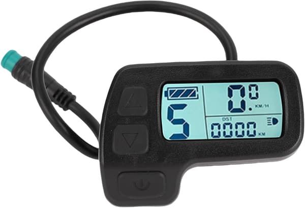 Elektrisk cykel LCD-displaymåler, kompatibel og alsidig ABS-materiale. Krystalklar, pålidelig og informativ skærm til 1. generations controller