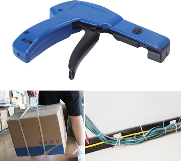 Multifunksjonell nylon karbonstål stripskutter for kabelstrips 2,4-4,8 mm