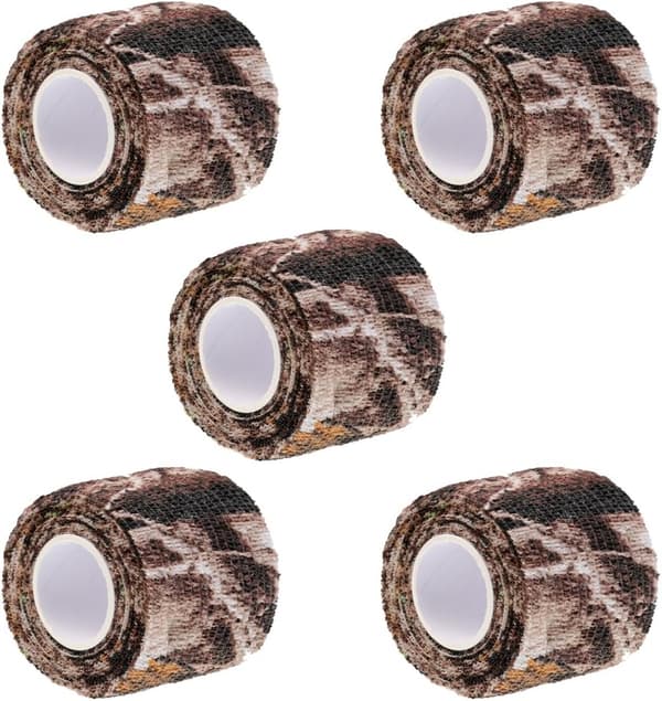 5 stycken jaktutrustning elastisk tejp utomhusverktyg 5 cm 2,2 m