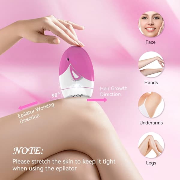 Epilator, Ansigts-epilator, Glatglide-epilator til kvinders ansigt, Epilator til kvinder, Glatglide-epilator