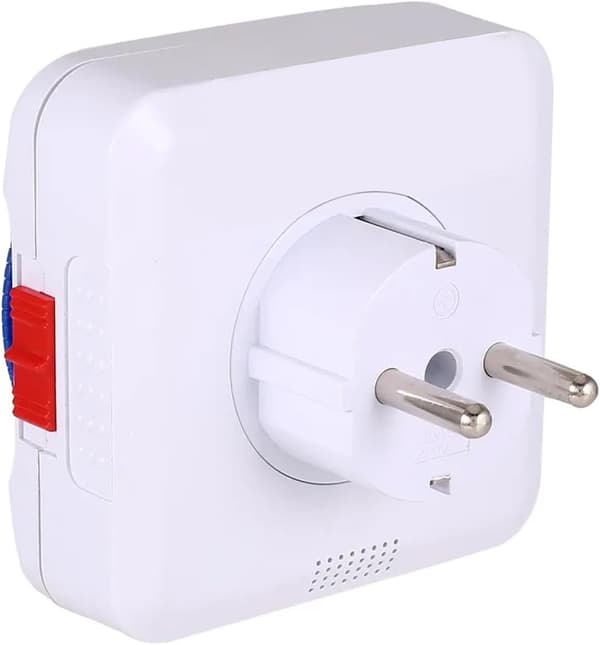 Elektrisk stikdåse-timer, 24-timers timerstik med 96 skiftesegmenter, programmerbar timerkontakt med indikatorlys, 16A AC 230V