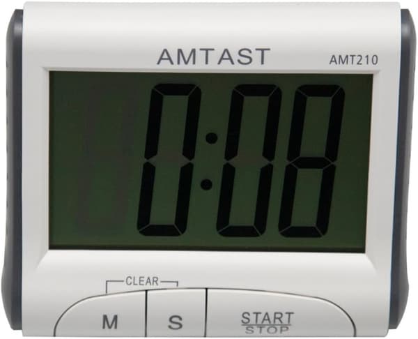 Digital kökstimer med stor display, högljudd alarmklocka och nedräkningstimer med bordsstativ och magnet