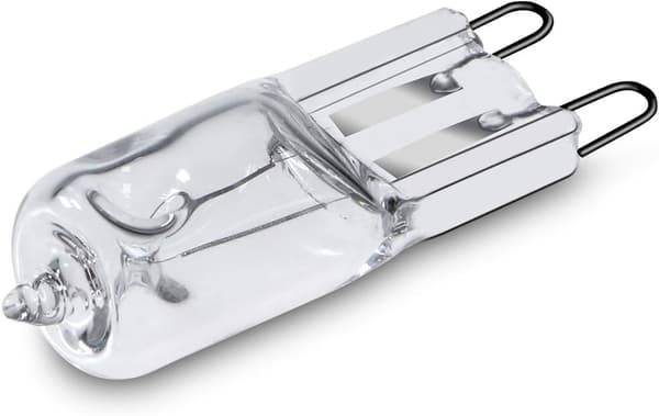 G9 Halogenovnspære, 40W, 230V, 300°C Toleranse, 4-pakning
