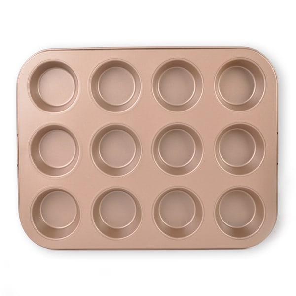 Non-stick molds, gör-det-själv- molds, molds, ostkaka Rose gold 12 even