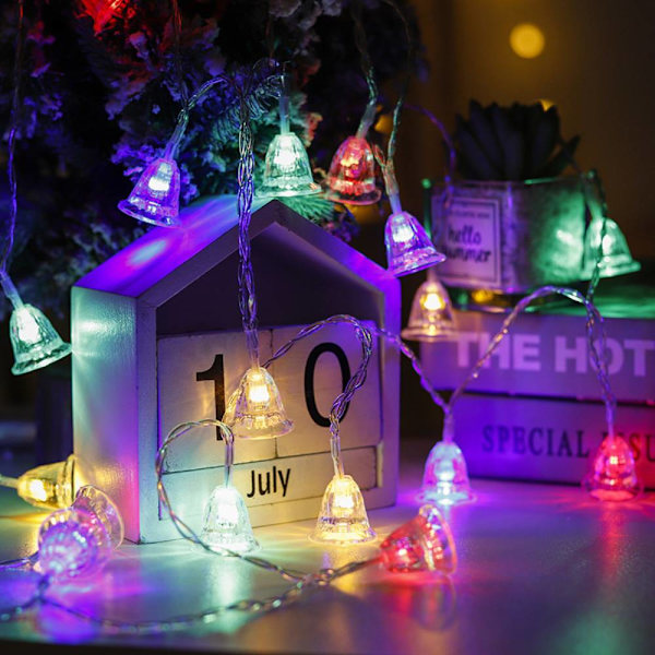 Led Wind Chimes Lights String Lights, Christmas Blinkande Colorful 3 meters 20 lights
