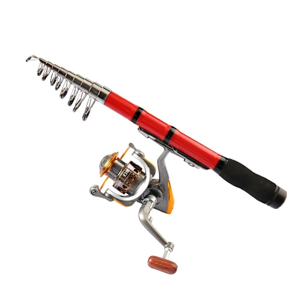 1st Infällbart fiskespö Bass Hard Bait Casting Mini
