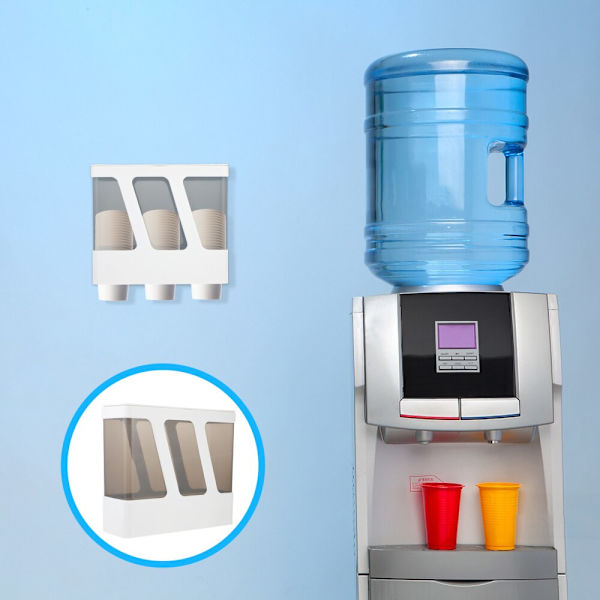Dispenser för engångskopp Dispenser Cup Organizer Väggmonterad kopp