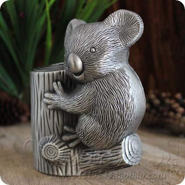 Kreativ spargris Koala Koala formad metallburk Födelsedag