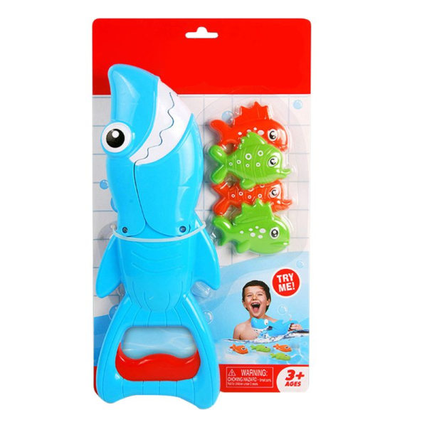 Shark Grabber badleksak för pojkar Flickspel med 4