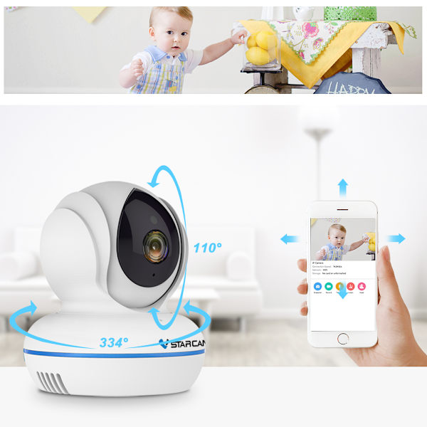 Vstarcam C22Q 4MP Full HD WiFi Kamera Wi Fi Baby Monitor