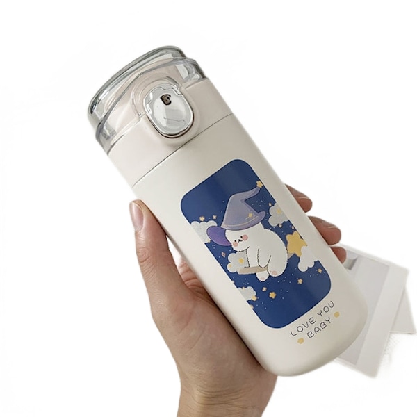 450 ml tecknad rostfri termos resemugg Söt björn