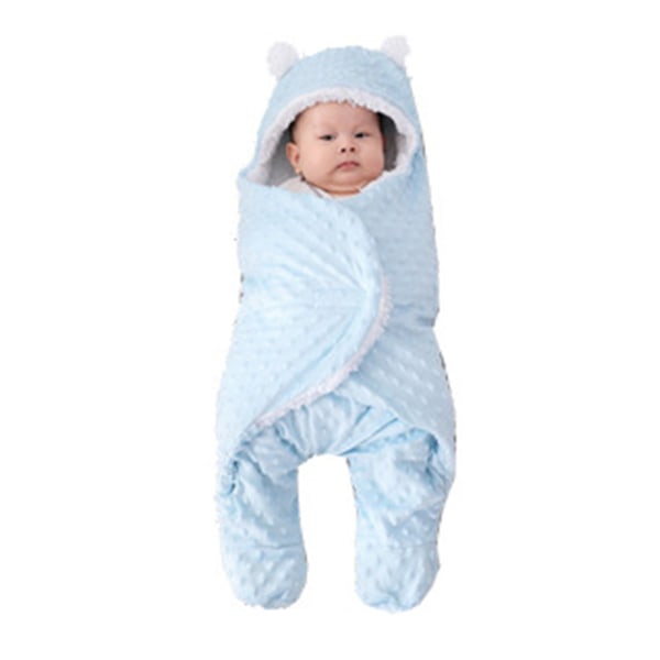 Nyfödd Swaddle Wrap Anti Kicking Baby Sovsäck Med