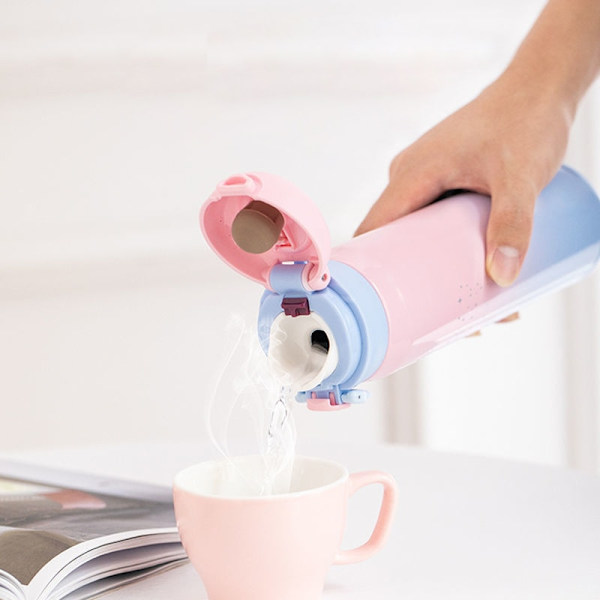 350 ml termosmugg i rostfritt stål, vakuumisolerad flaska
