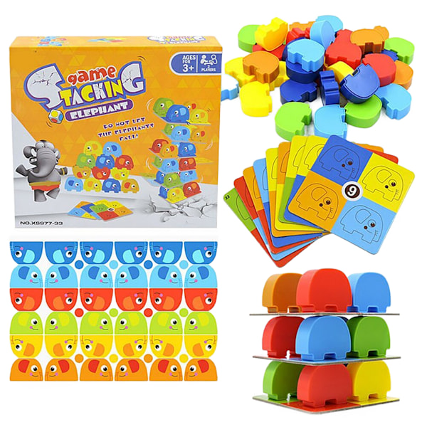 Stacking Blocks Balanseringsspel Sortering Toy Balancing Toy