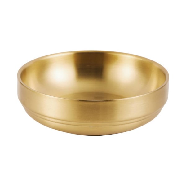 Koreansk 304 kryddskål i rostfritt stål, kreativ koreansk Gold 12cm