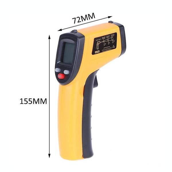 Gm320 beröringsfri termometer infraröd lcd-monitor infraröd