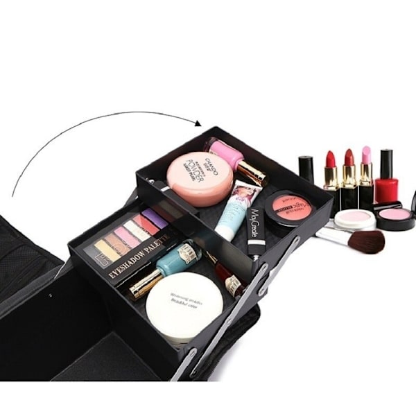 Portable Makeup Organizer Cosmetic Case Professional Makeup