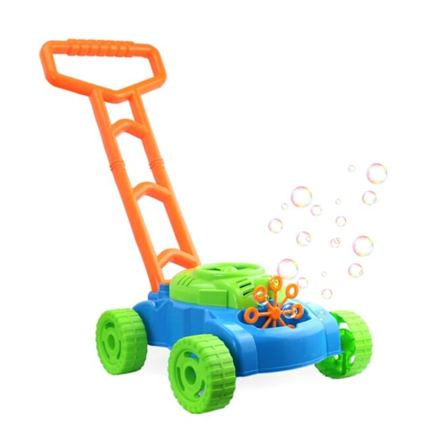 Utomhusspel Push Toys Elektronisk Bubble Mower Walker Bubble