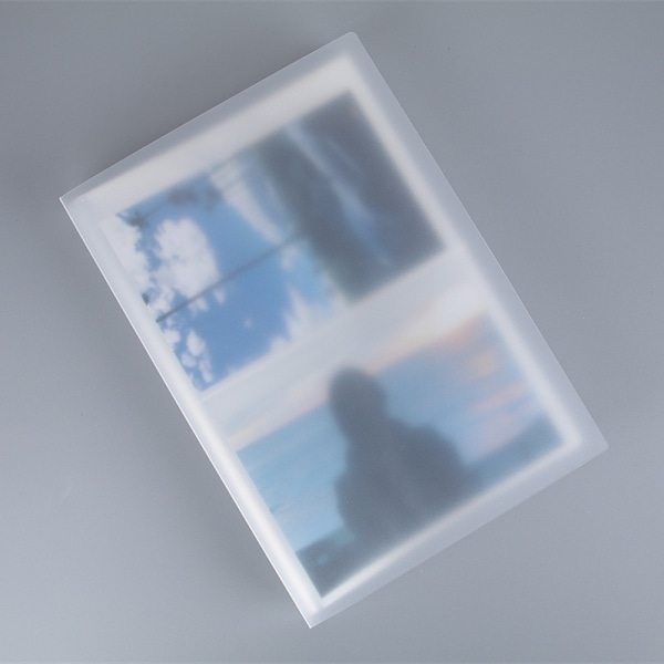 Transparensfotoalbum PP- cover 80 ark isatt 3R 4D
