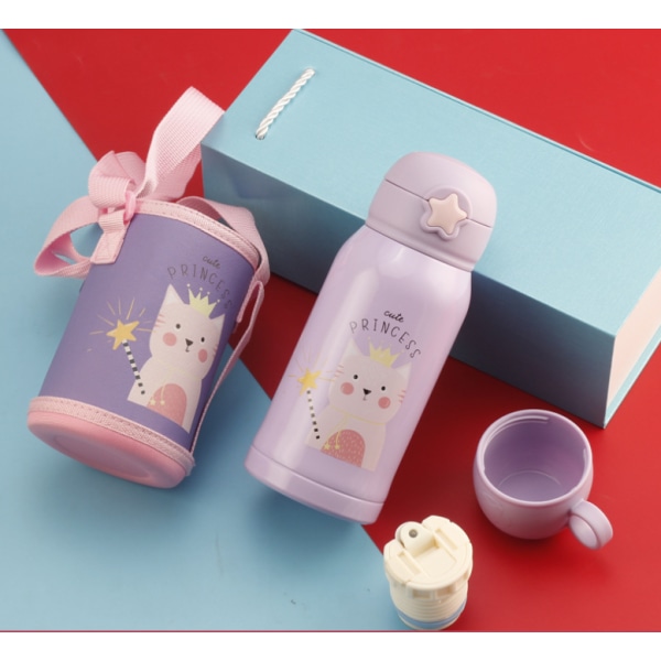 550 ml Baby med cover i rostfritt stål