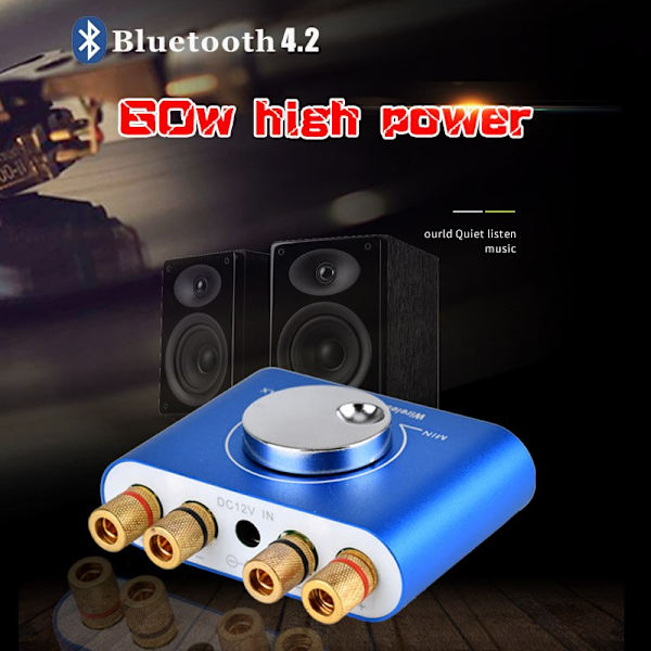 Bluetooth 4.2 Förstärkare Audio Digital Förstärkare Hi Fi Stereo