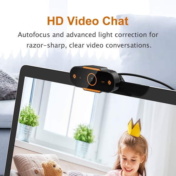 HD 1080P Webcam Mini Dator PC Webbkamera med mikrofon