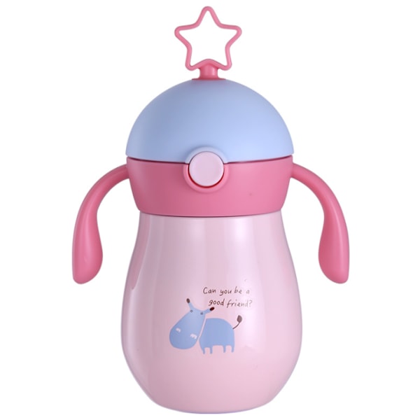 260 ml tecknad baby termoskopp för barn Mjuk pip