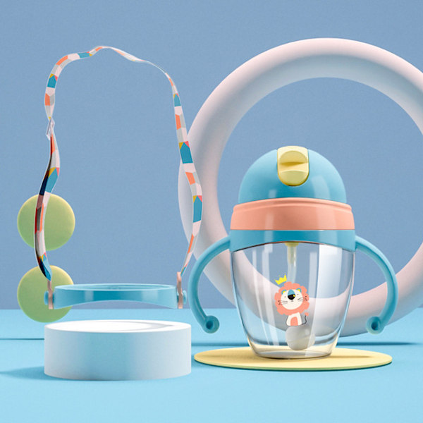 1st Baby Training Purjolökssäker Mugg Handtag flytande power