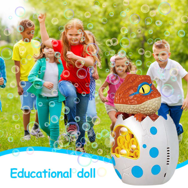 Bubble Machine Dinosaur Egg Bubble Maker Icke-giftigt pussel