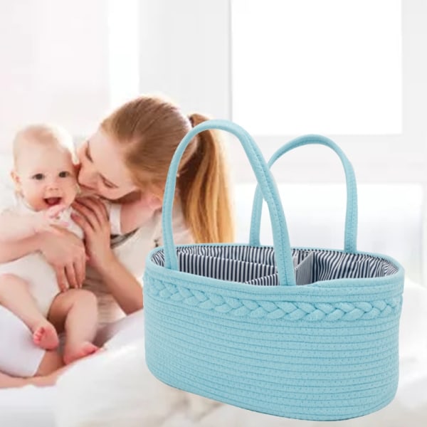 Baby Caddy Organizer Bärbar bomullsrep Mummy
