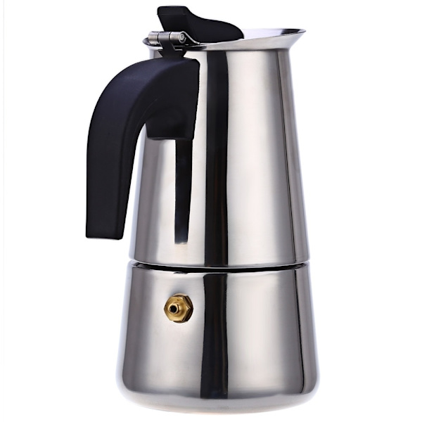 Kaffebryggare Mocka Kaffekanna Moka Filter i rostfritt stål