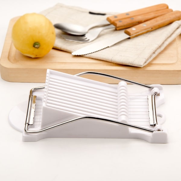 1 st Lunch Köttskärare Rostfritt stål Banan Slicer Frukt
