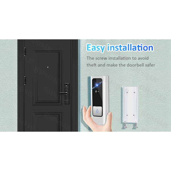 Smart videodörrklocka Kamera WiFi trådlös ljudintercom