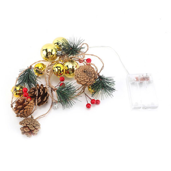 Julbelysning Led Stringljus, Juldekoration Red 2 meters 20 lights