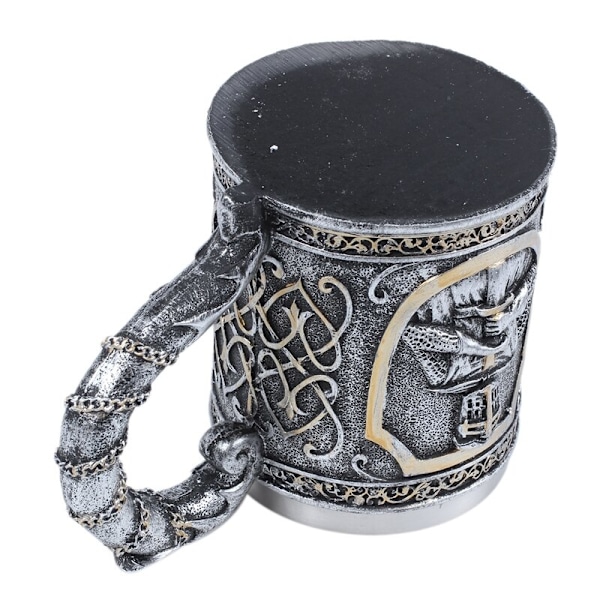 Medeltida Templar Crusader Knight Kaffe Muggar Armor Knight Of