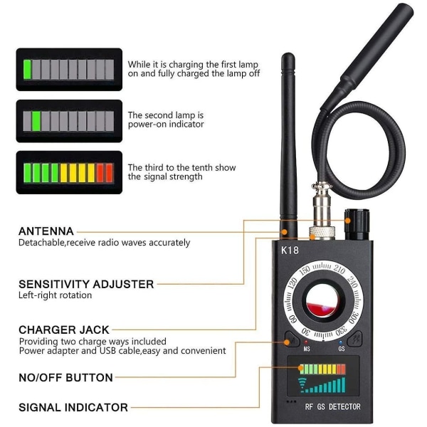 Detektor Detektor Kamera Bug Signal Finder Bug Anti Spy