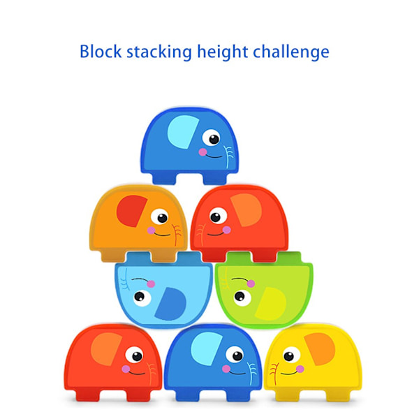Stacking Blocks Balanseringsspel Sortering Toy Balancing Toy