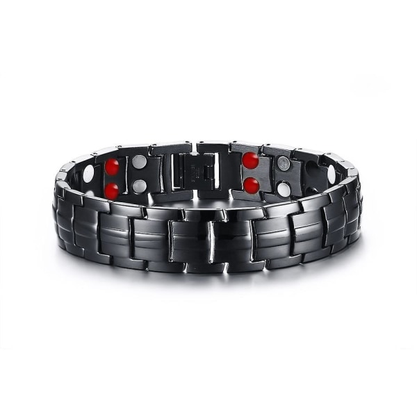 Handkedja Energy Health Germanium magnetiskt armband (svart)
