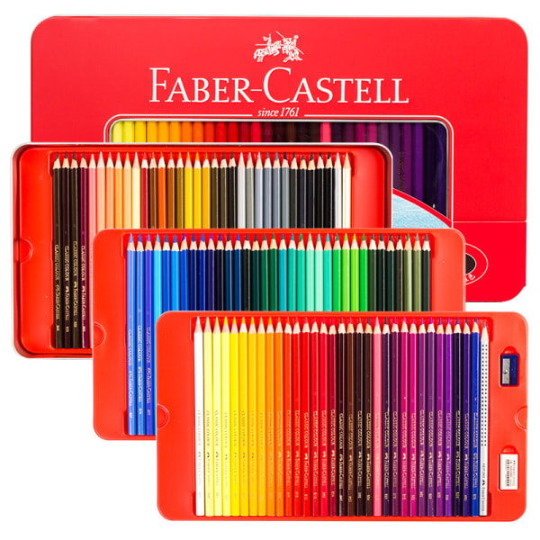 100 färger professionella oljefärgade pennor för konstnär