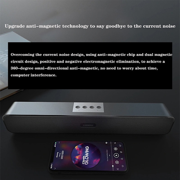 POWER högeffekts Bluetooth -högtalare, vattentät bärbar, begagnad
