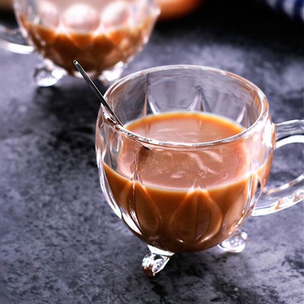 1st 190ml Kristallglas Te Kaffe Vattenkopp Transparent