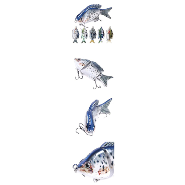 5st 9,5cm 22g Hård Multi Jointed Lure Fiske Age Fiske