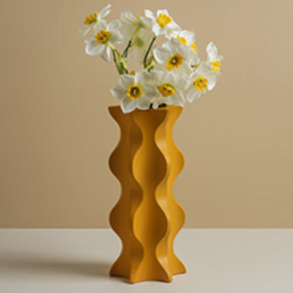 Geometrisk Vas Morandi Keramik, Vardagsrumsblomma D