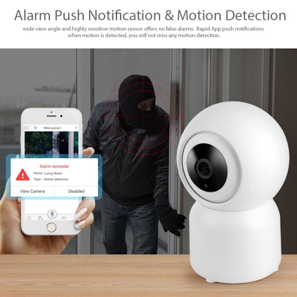 1080P IP-kamera Automatisk spårning Hemsäkerhet inomhus
