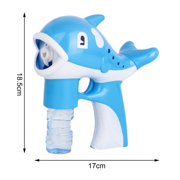 Summer Dolphin Bubble Machine Light Up Automatisk Bubble