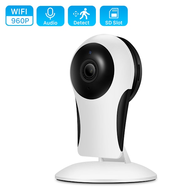 Mini Wifi-kamera inomhus 10M Night Vision Two Way Audio Home