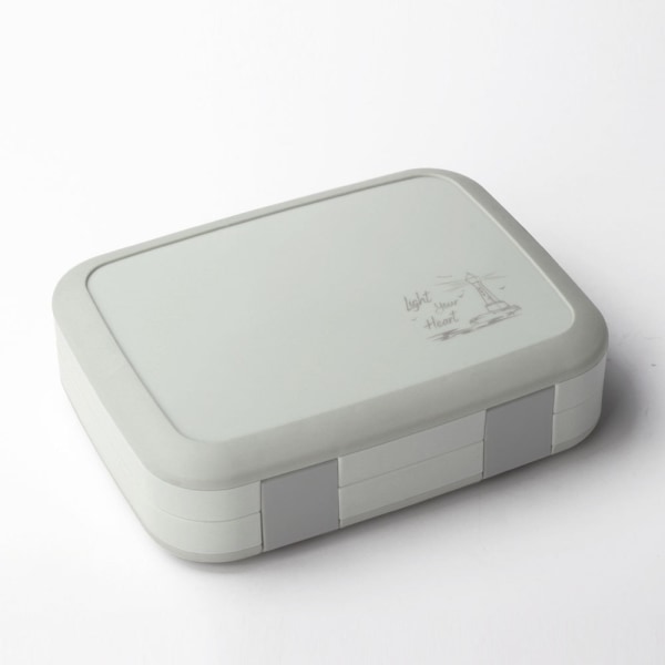 Mikrovågsugn Lunchbox Bärbar Flergaller Bento Box För